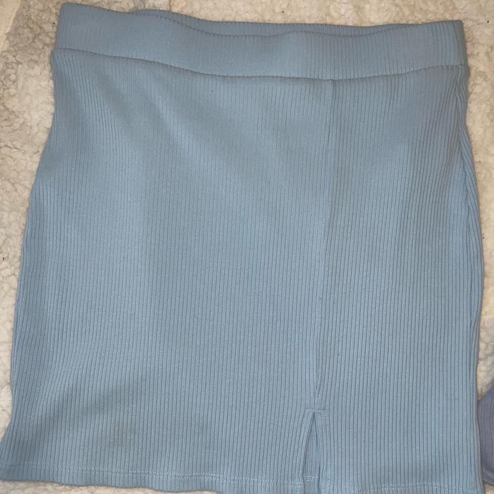 Baby Blue Forever 21 Skirt
